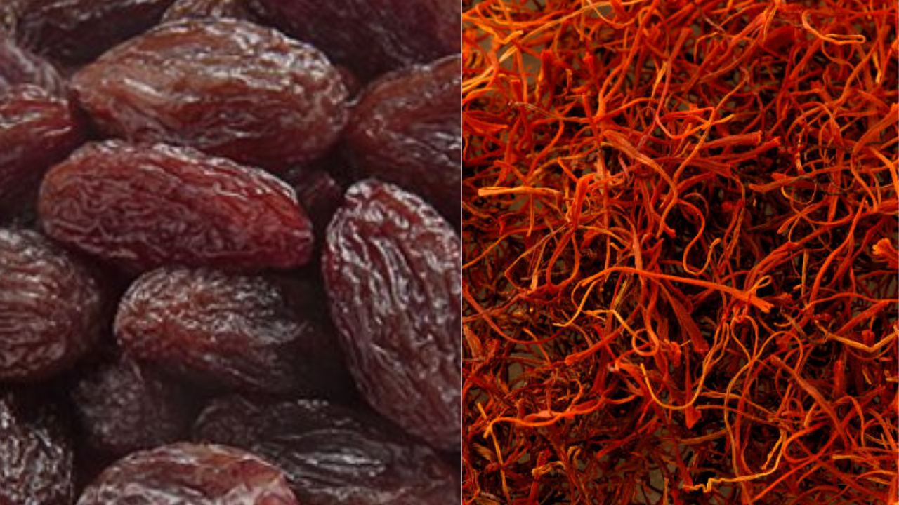 5 reasons to have soaked munakka saffron water