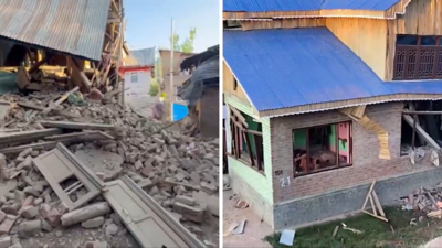 Video shows demolished homes of 5 terrorists days after Pahalgam terror attack | India News