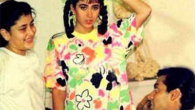 Nostalgia! Baby Kareena on the sets of ‘Andaz Apna Apna’ with Salman Khan and Karisma Kapoor | Hindi Movie News