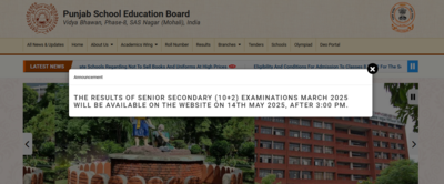 PSEB Class 12th results to release on May 14: Check timings and steps to access marksheets here