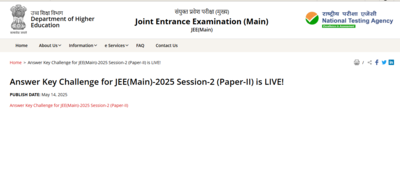 JEE Main 2025 paper 2 answer key objection window closes tomorrow: Check direct link to raise challenges here