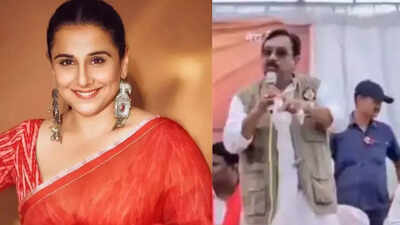 Vidya Balan Declined Dinner Invite from Vijay Shah: MP Minister’s Past Controversies Resurface | Bhopal News
