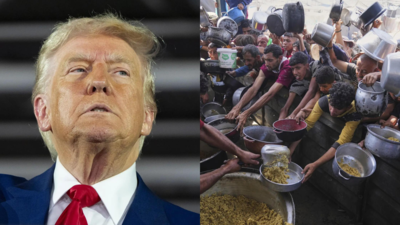 ‘People are starving,’ says Donald Trump as Israeli strikes kill over 250 in Gaza in two days