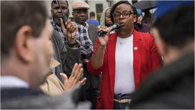 ‘No one is above law’: Democratic Rep. LaMonica McIver charged with assault after ICE facility confrontation