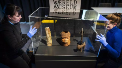 Dutch museum removes ‘priceless’ Benin Bronzes for return to Nigeria | World News