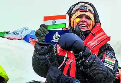 CISF sub-inspector scales Everest, first by an officer of the force | India News