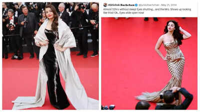Abhishek Bachchan’s decade-old tweet swooning over wife Aishwarya Rai Bachchan resurfaces as she stuns at Cannes 2025 |