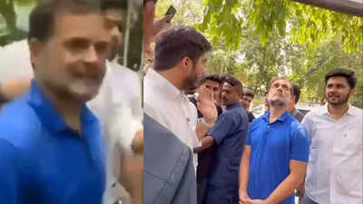 Rahul Gandhi unannounced visit to DUSU office leaves officials, ABVP fuming | Delhi News