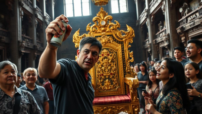 Vietnam police detain man over damage to ancient throne