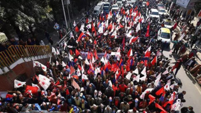 Kathmandu braces for opposing rallies as ruling UML and Royalists set to hit streets, security beefed