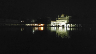 Watch: Blackout at Amritsar’s Golden Temple as lights switched off for mock drill | India News