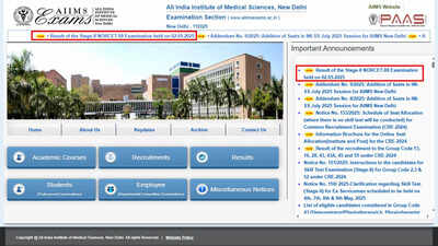 NORCET-8 stage 2 results declared: 8,537 candidates qualify for 1,794 nursing officer posts; choice filling begins May 10