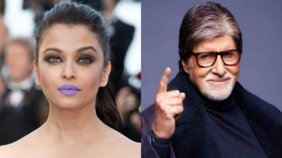 When Aishwarya Rai broke the internet with purple lipstick at the Cannes Film Festival and Amitabh Bachchan had the perfect reaction | Hindi Movie News