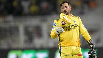 ‘Wait! one player left’: MS Dhoni’s viral gesture melts the internet | Cricket News