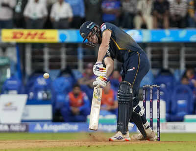 Gujarat Titans snatch thrilling last-ball win over Mumbai Indians in a rain-hit thriller | Cricket News