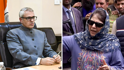 Omar, Mufti spar over ‘weaponising’ water, patriotism, pro-Pakistan tilt | India News