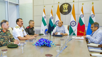 India-Pakistan tensions: Rajnath Singh reviews security, tells forces to maintain highest vigil